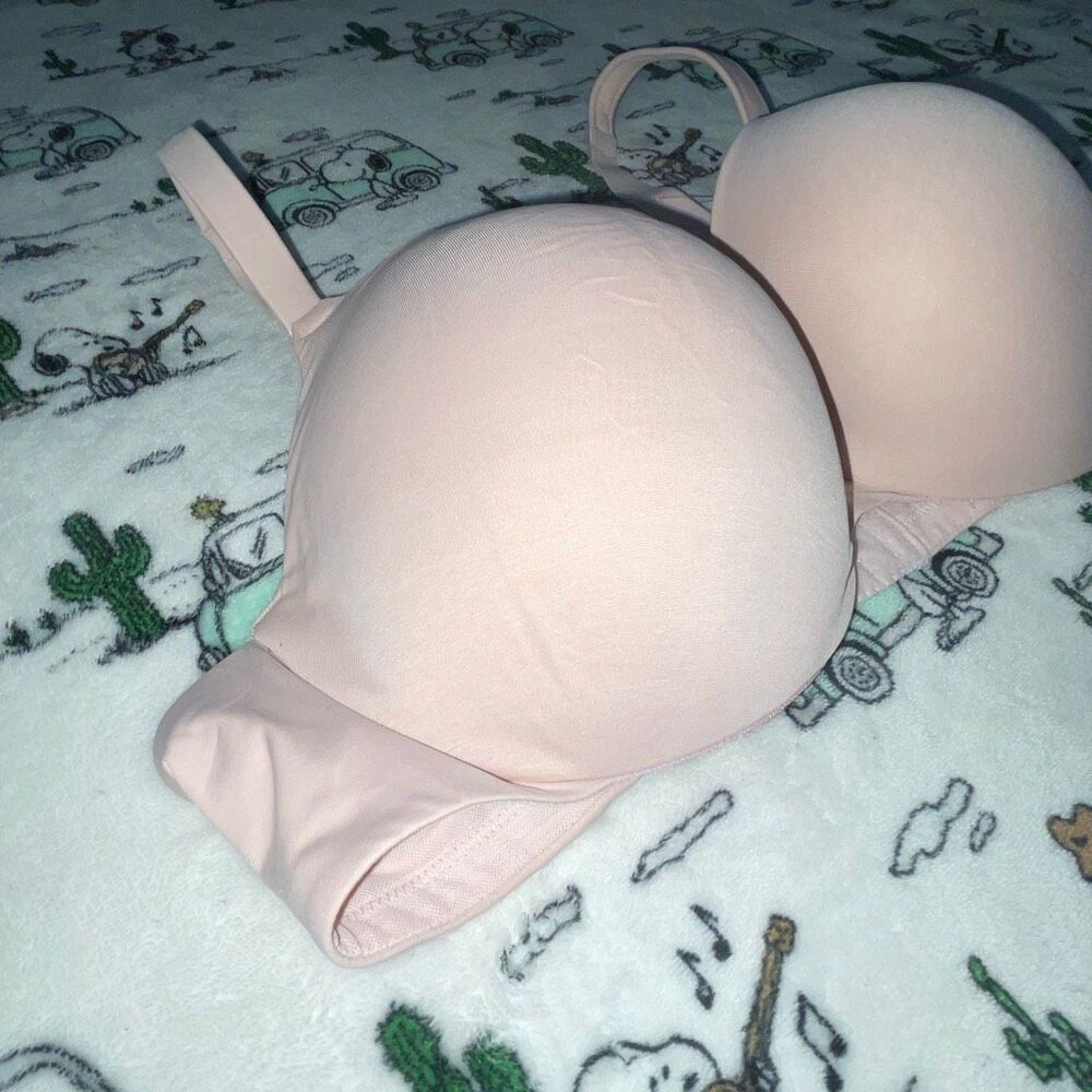 New with tags Cacique True embrace collection blush pink T-shirt bra size 44D - Picture 3 of 12